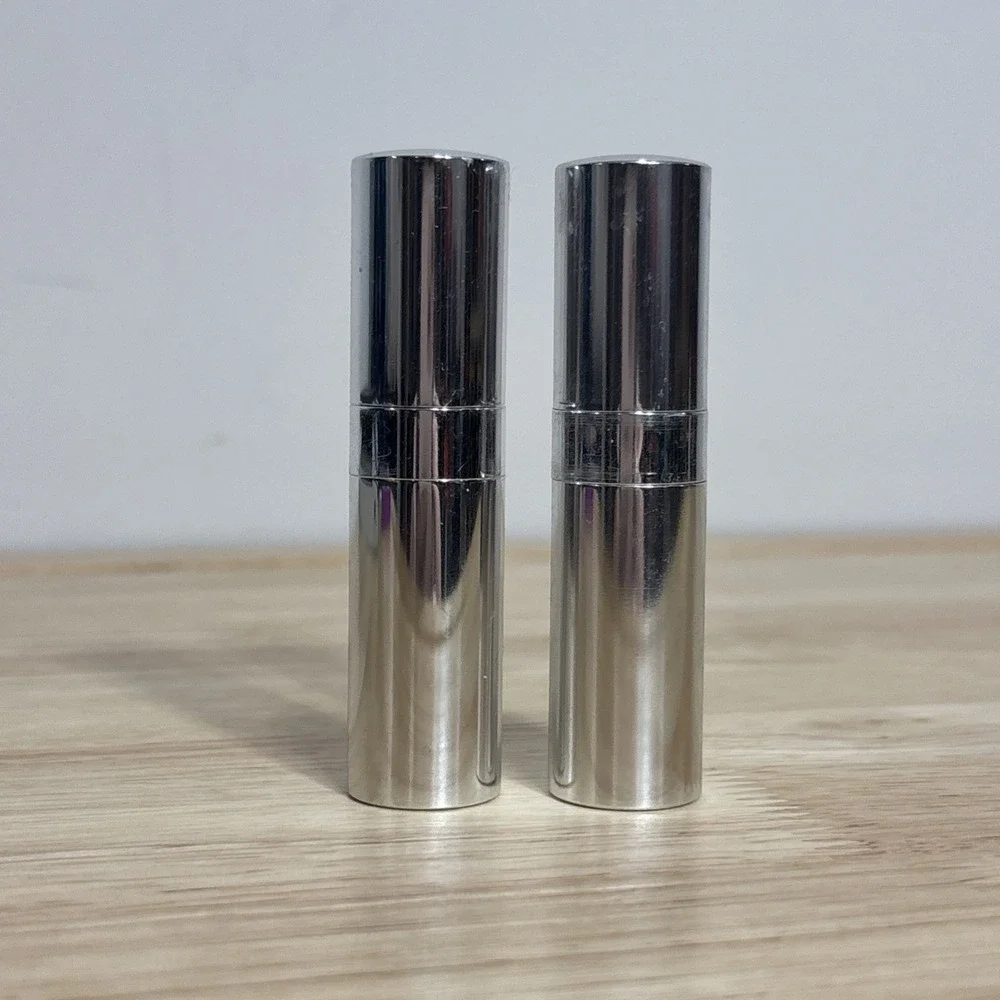 New Clinique Twist-Up Face Powder Blush Brush Makeup Travel Cosmetic Lot Of 2